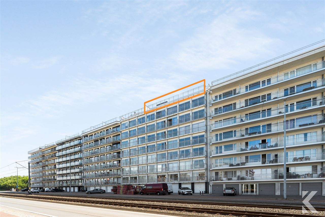 Gerenoveerde penthouse, 65 m2 terrassen, panoramisch zicht