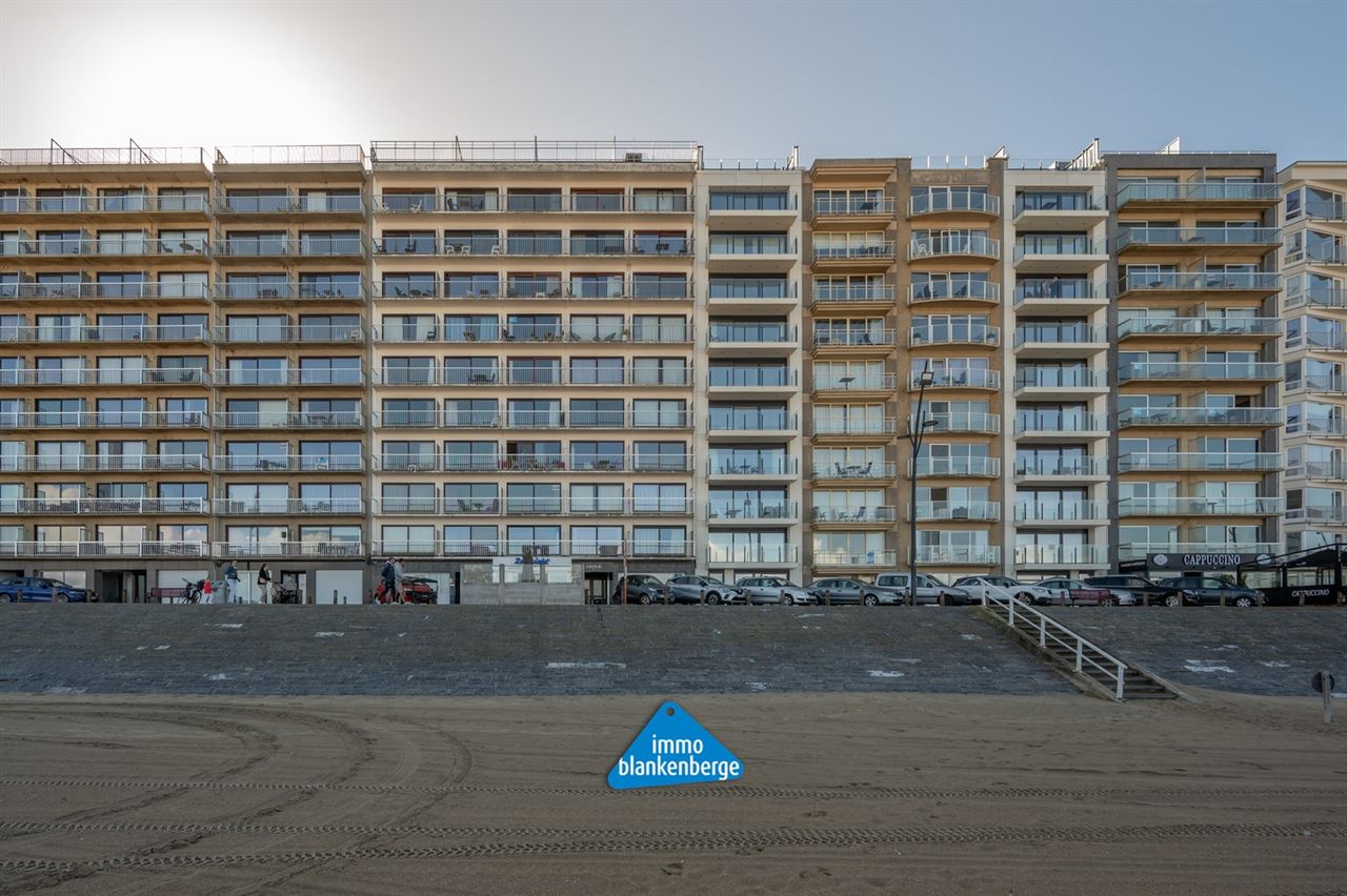 Ruim Gelijkvloers Appartement op de Zeedijk met Frontaal Zeezicht