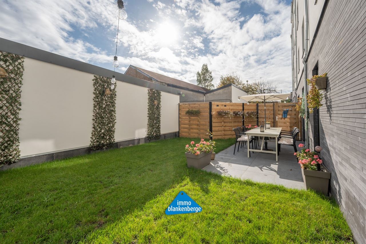 Exclusief gelijkvloers appartement met tuin in Residentie Swan