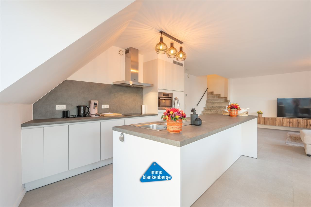 Gemeubelde exclusieve penthouse met garage, twee slaapkamers en terras