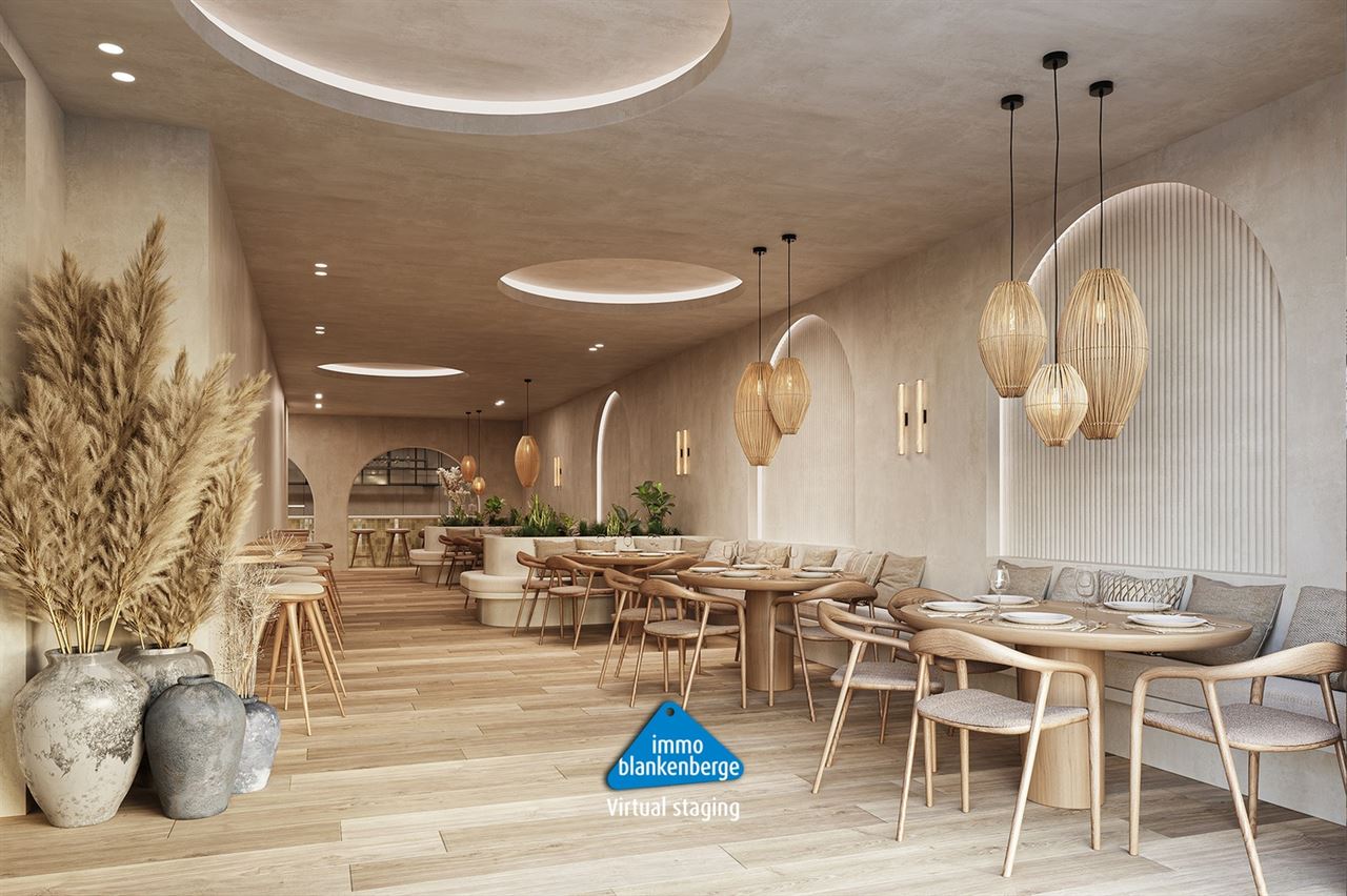 Ruime Commerciële ruimte van Ca. 200m² bij de Jachthaven van Blankenberge