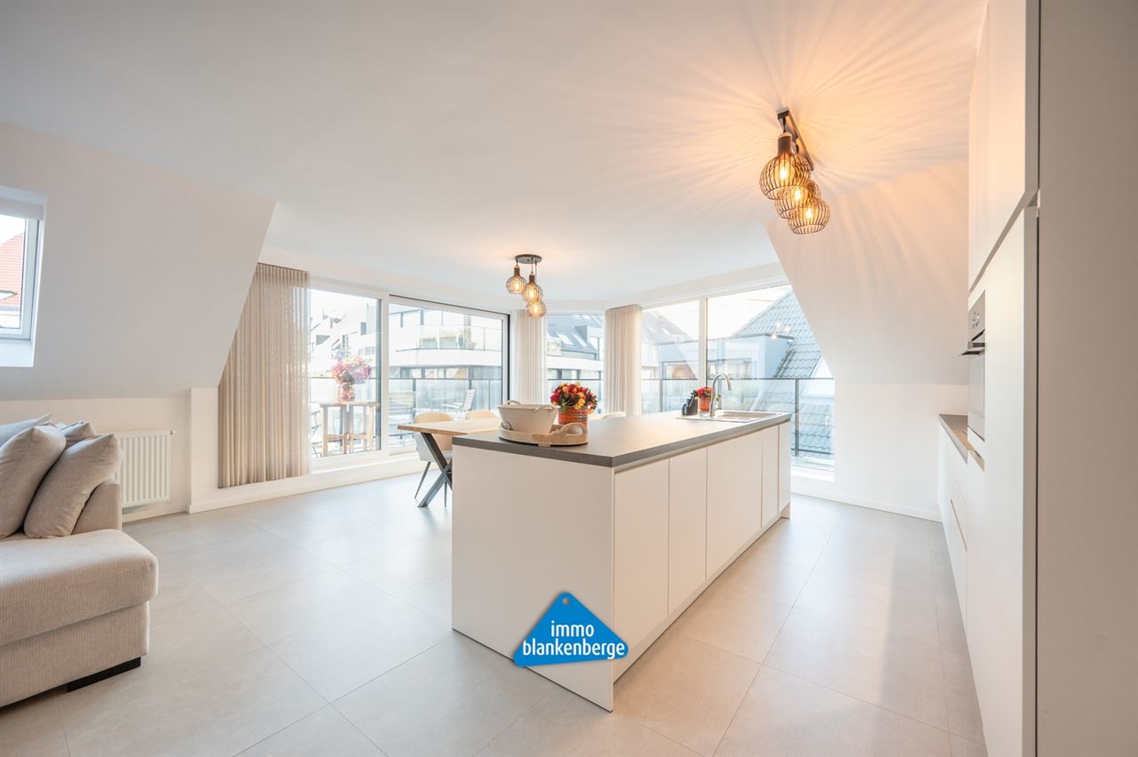 Gemeubelde exclusieve penthouse met garage, twee slaapkamers en terras