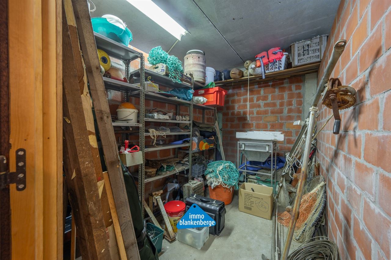 14 ruime kelders te koop in Residentie Spinnaker aan de jachthaven van Blankenberge