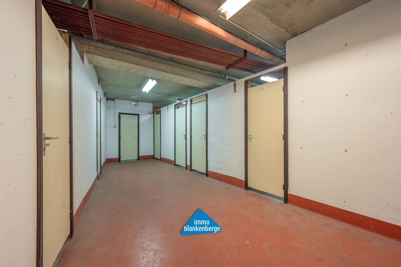 14 ruime kelders te koop in Residentie Spinnaker aan de jachthaven van Blankenberge