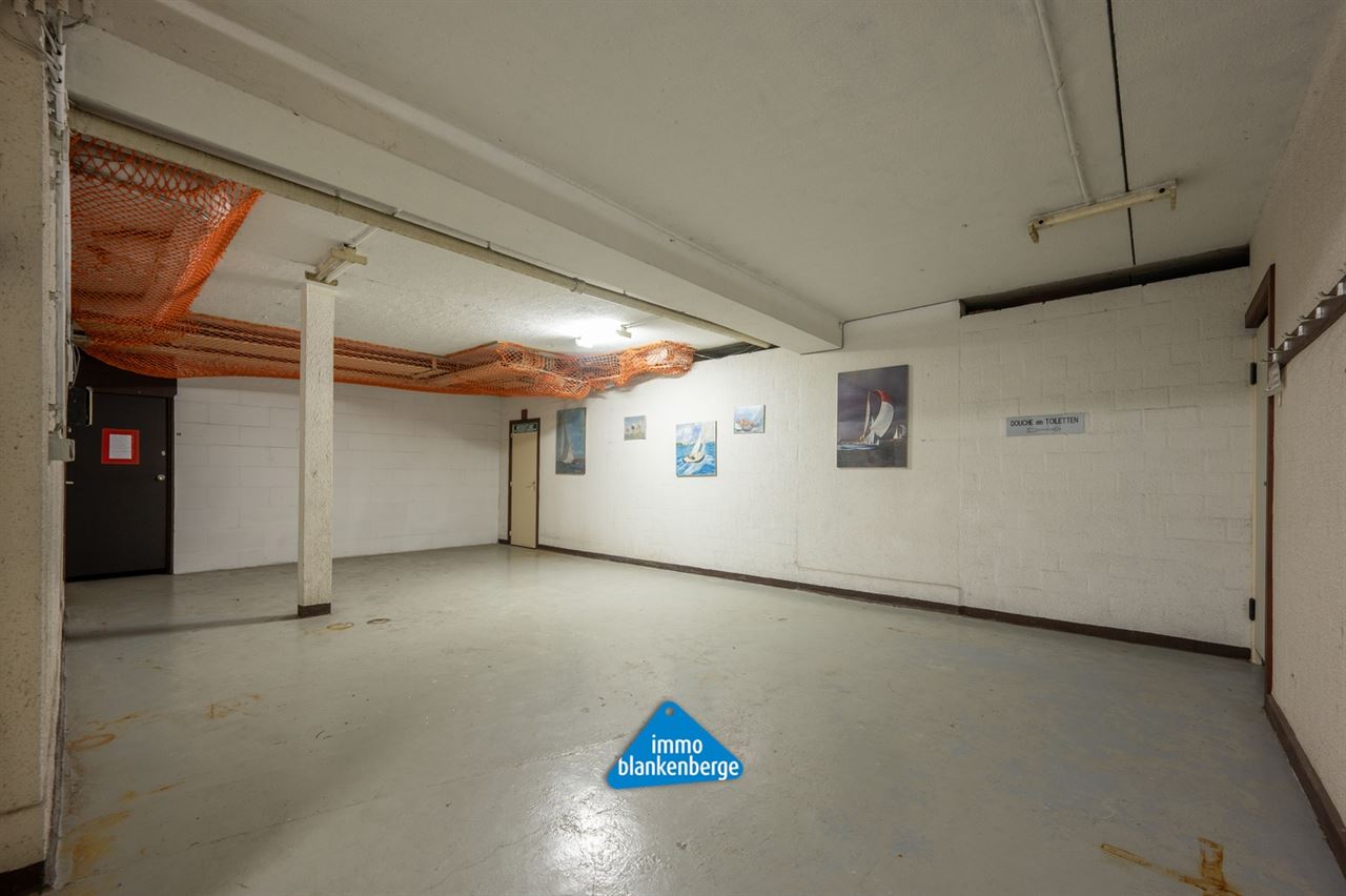 14 ruime kelders te koop in Residentie Spinnaker aan de jachthaven van Blankenberge