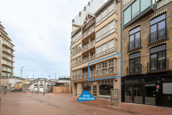 Instapklaar gemeubeld éénslaapkamerappartement op topligging aan de zee in Blankenberge