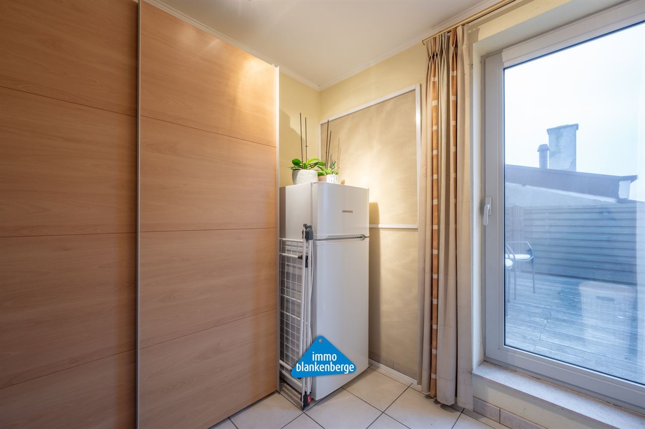 Lichtrijk hoekappartement met een zuidgericht terras (+/- 20m²) in het centrum van Blankenberge