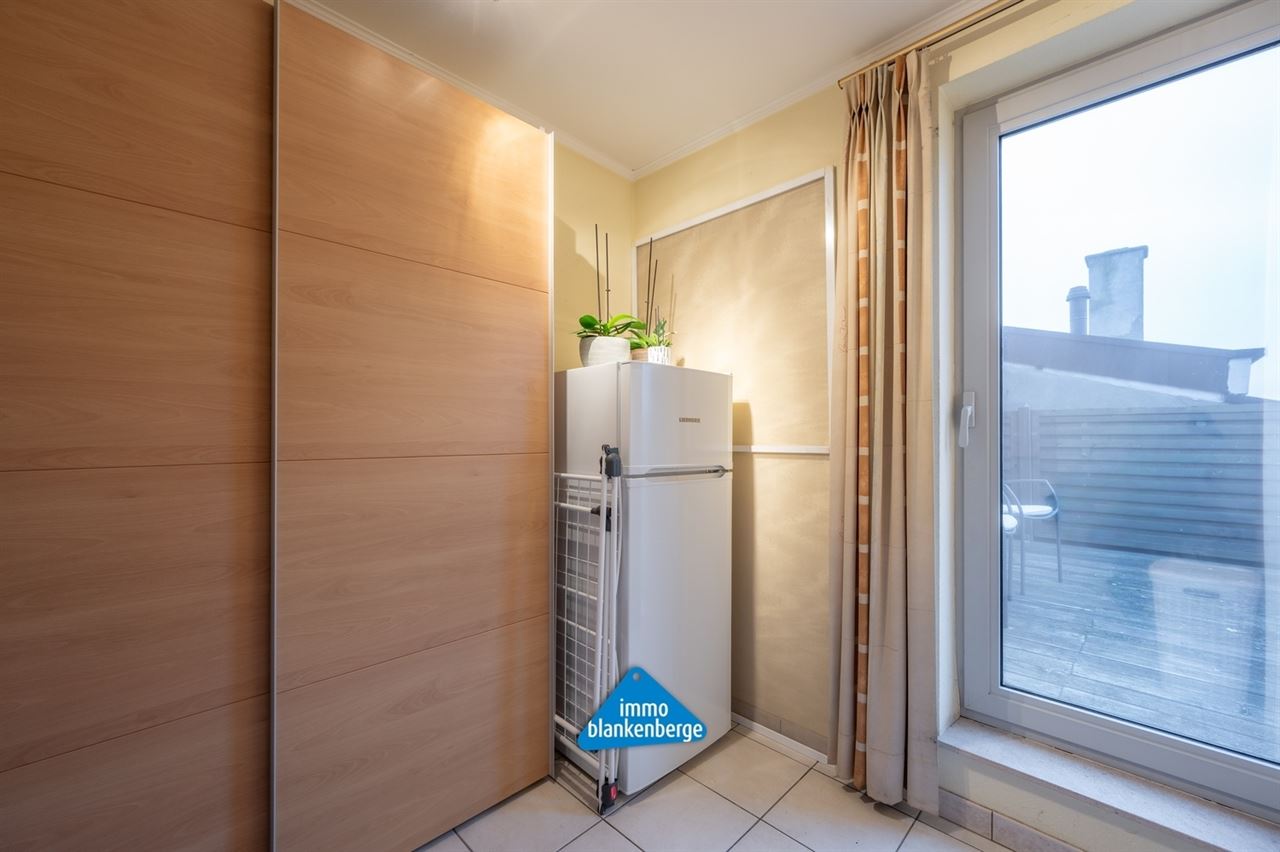 Lichtrijk hoekappartement met een zuidgericht terras (+/- 20m²) in het centrum van Blankenberge
