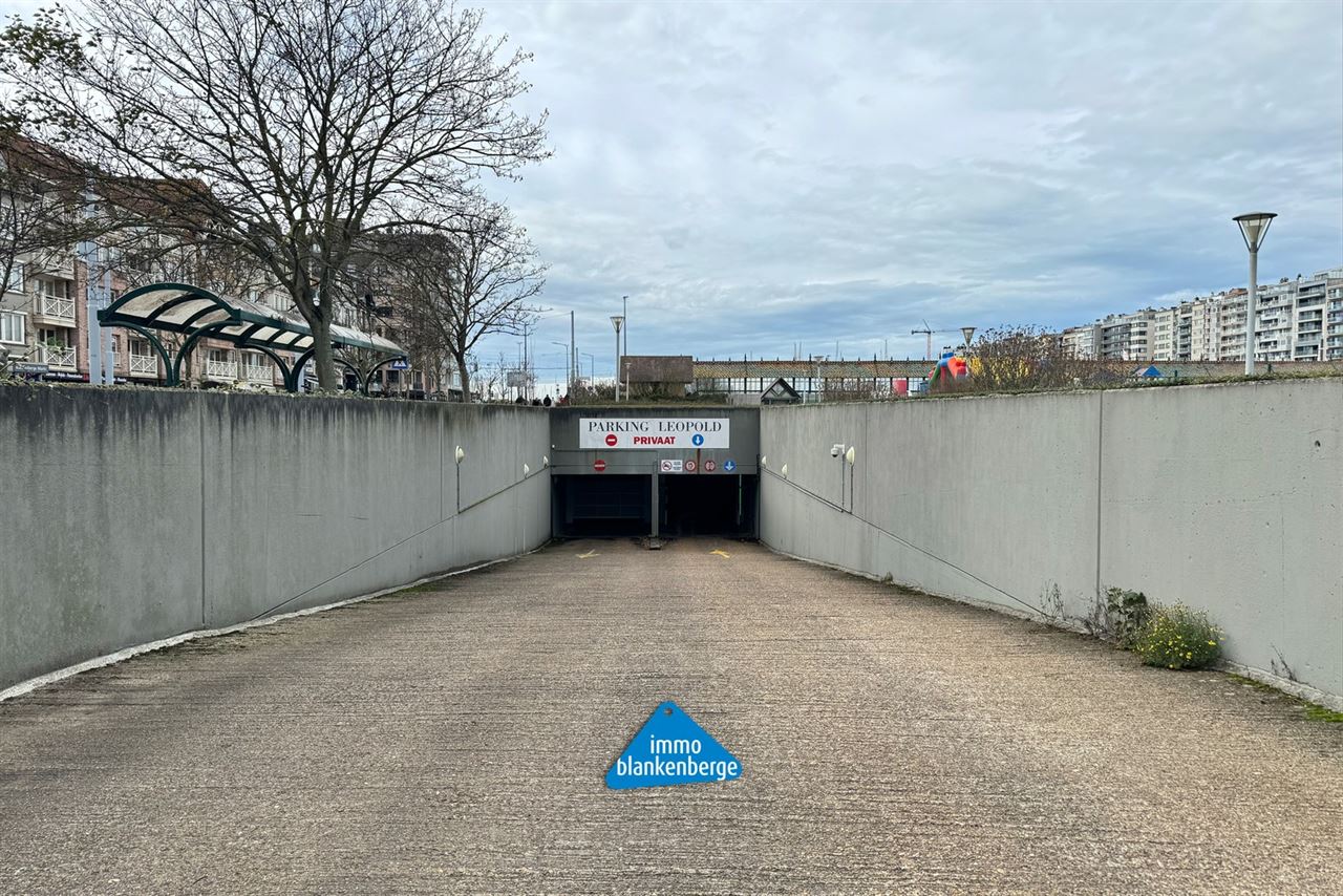 Gesloten garagebox te koop nabij de Grote Markt onder het Leopoldpark aan de Tennis - Mini Golf - Paravang