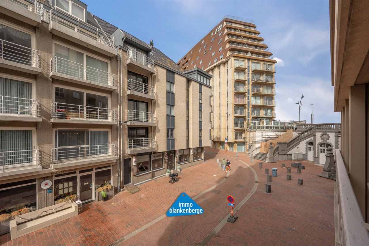 Instapklaar gemeubeld éénslaapkamerappartement op topligging aan de zee in Blankenberge