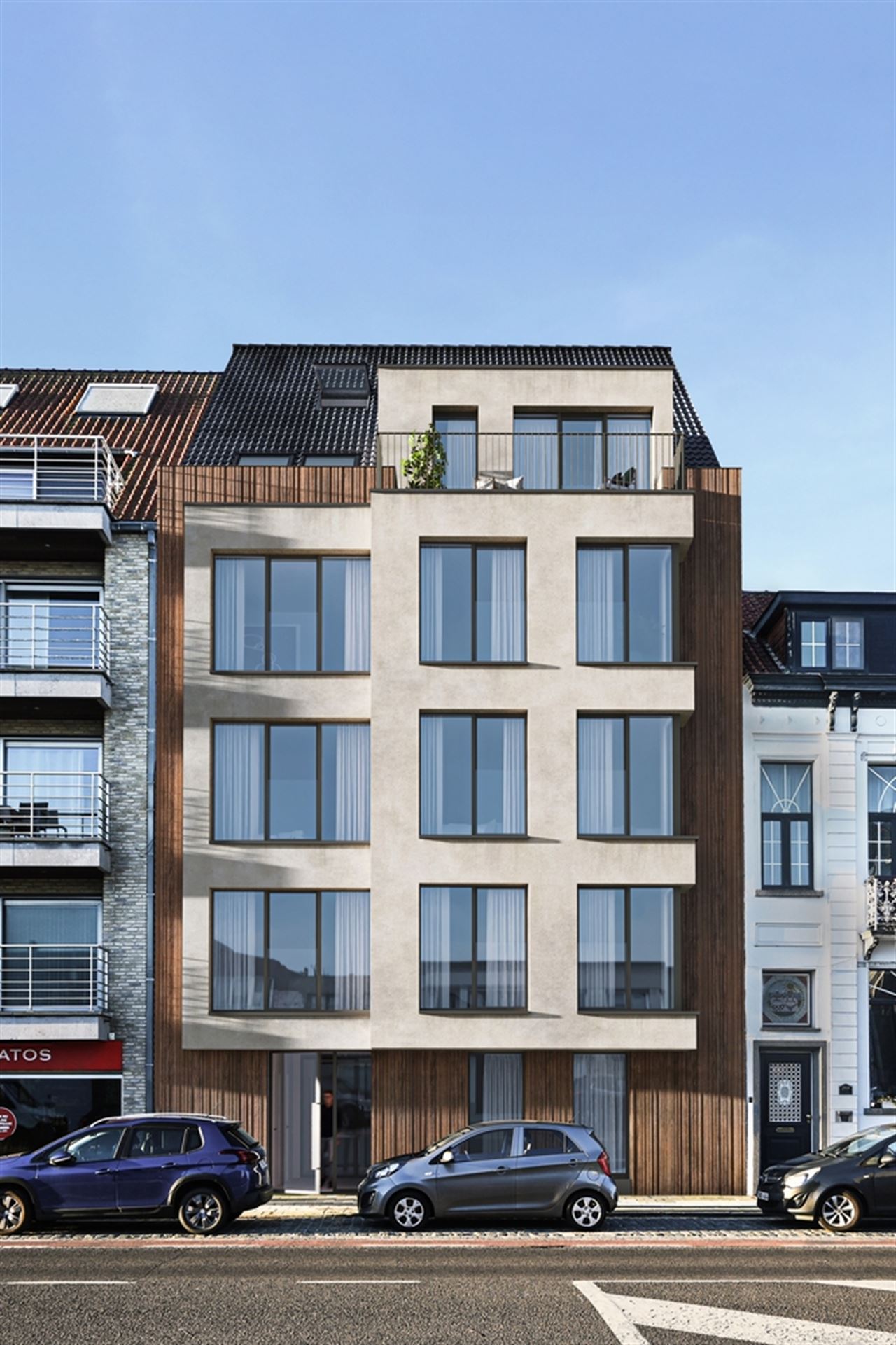 1 slaapkamer appartement met 2 ruime terrassen