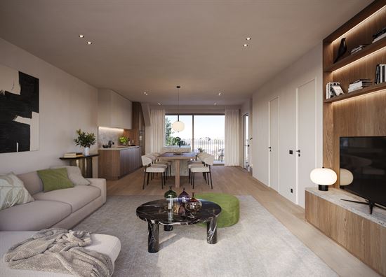 Exclusief duplex appartement met 2 slaapkamers en 2 badkamers