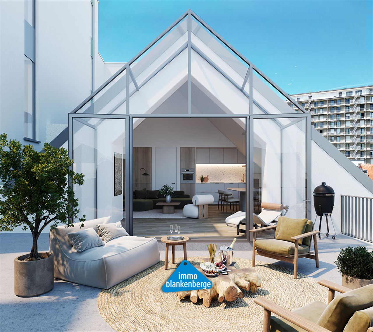 Appartement met Twee Slaapkamers en Terras
