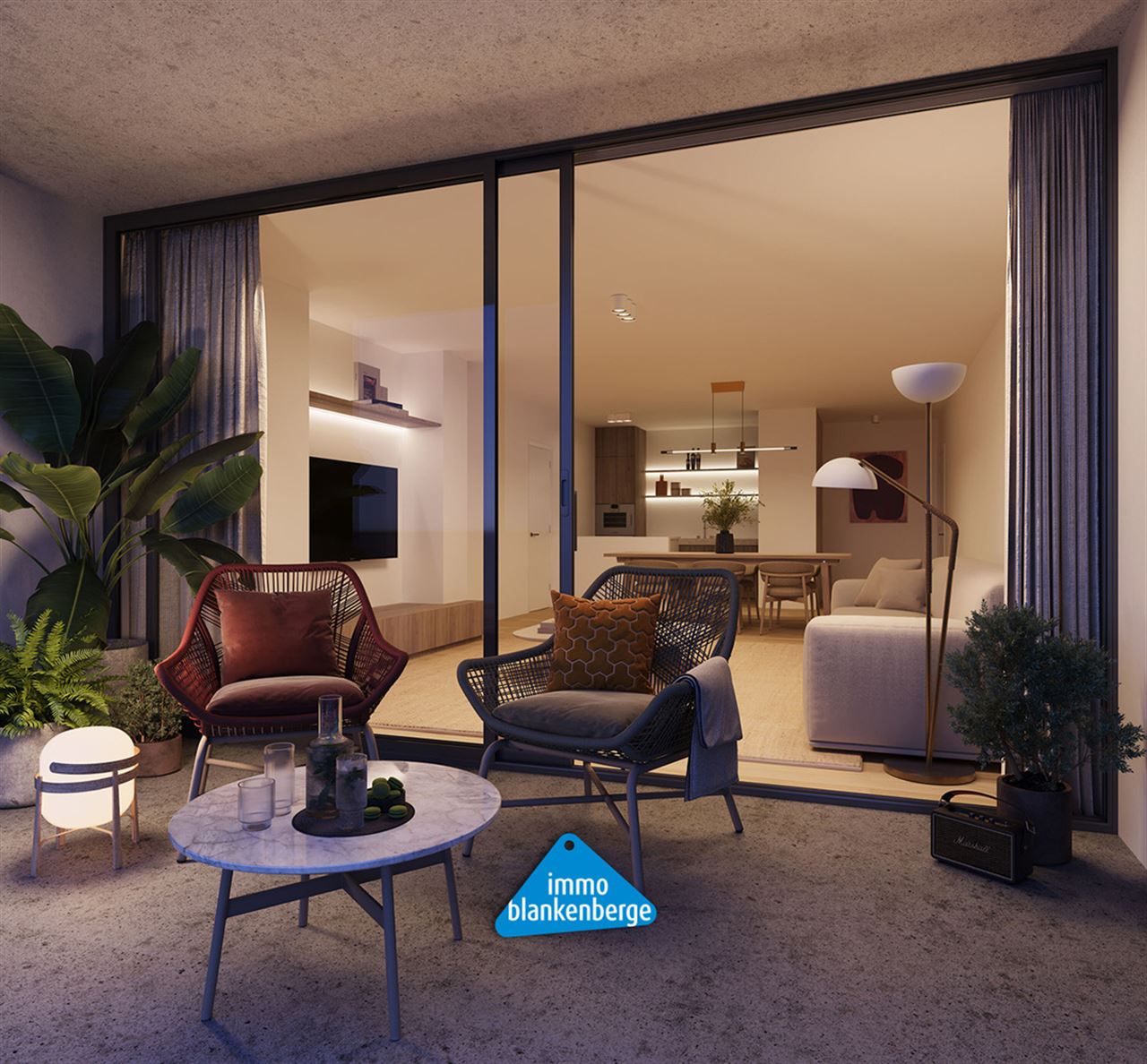 Appartement met Twee Slaapkamers en Terras