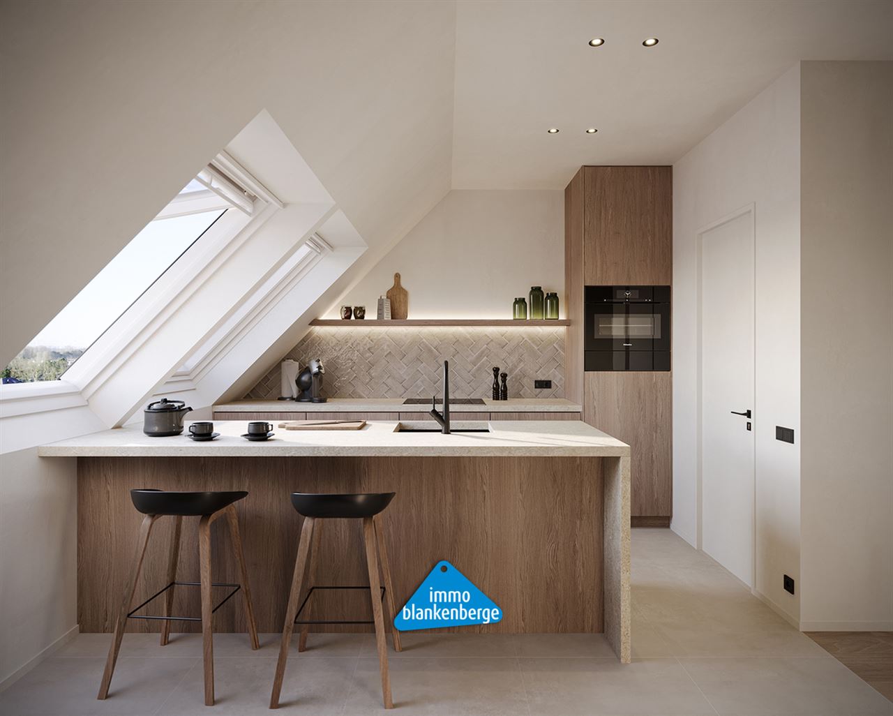 Exclusief duplex 2 slaapkamer appartement