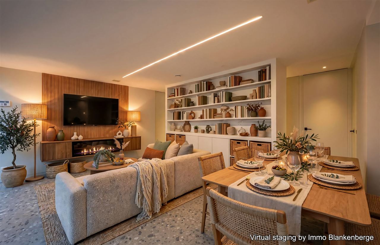 Gelijkvloers appartement aan de Grote Markt in Blankenberge