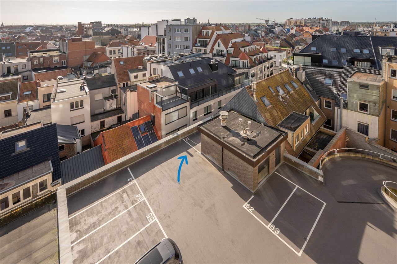 Privatieve parkeerplaats vlak bij zee in Blankenberge