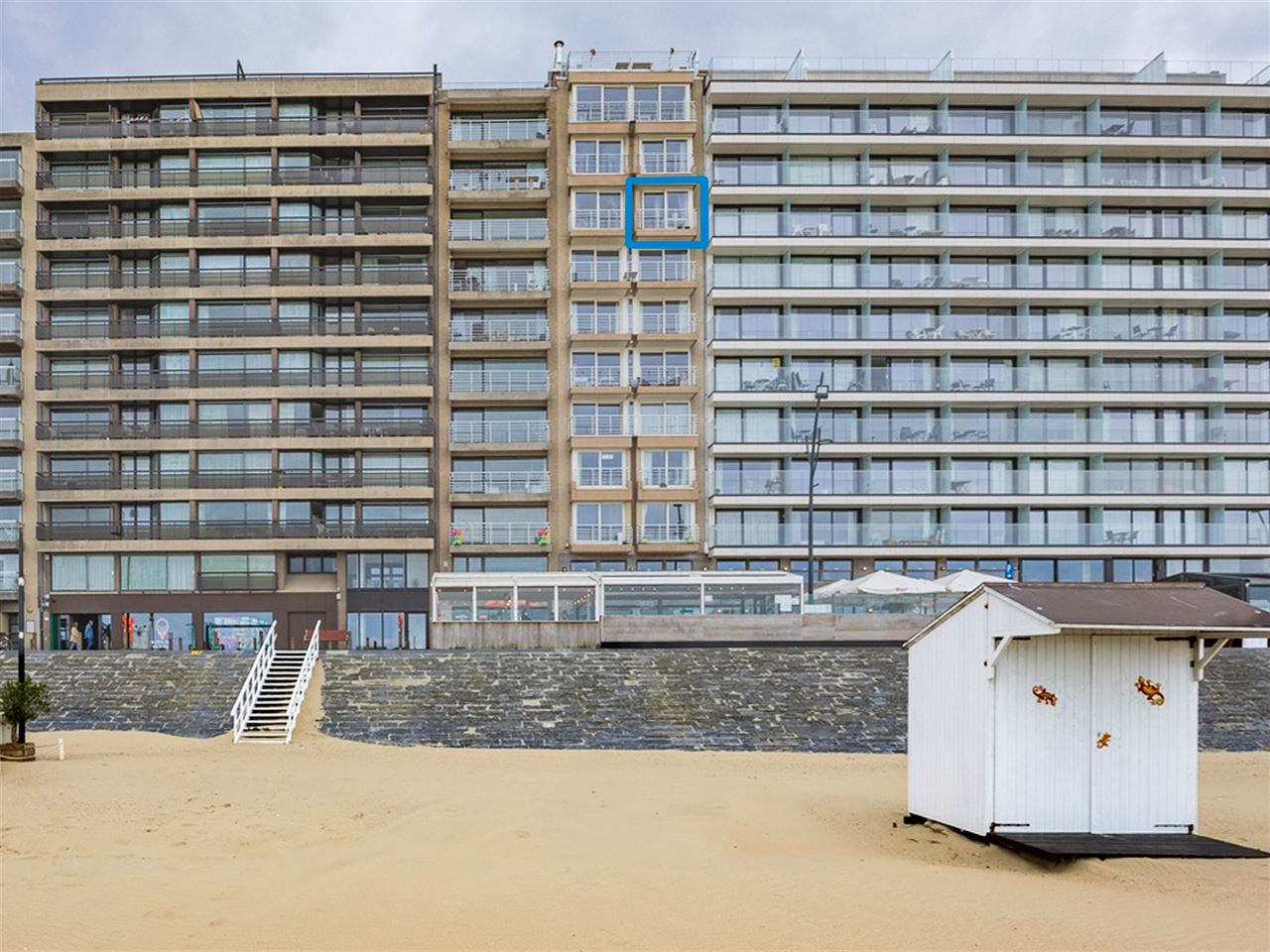 1-slaapkamerappartement met prachtig zeezicht op de zeedijk