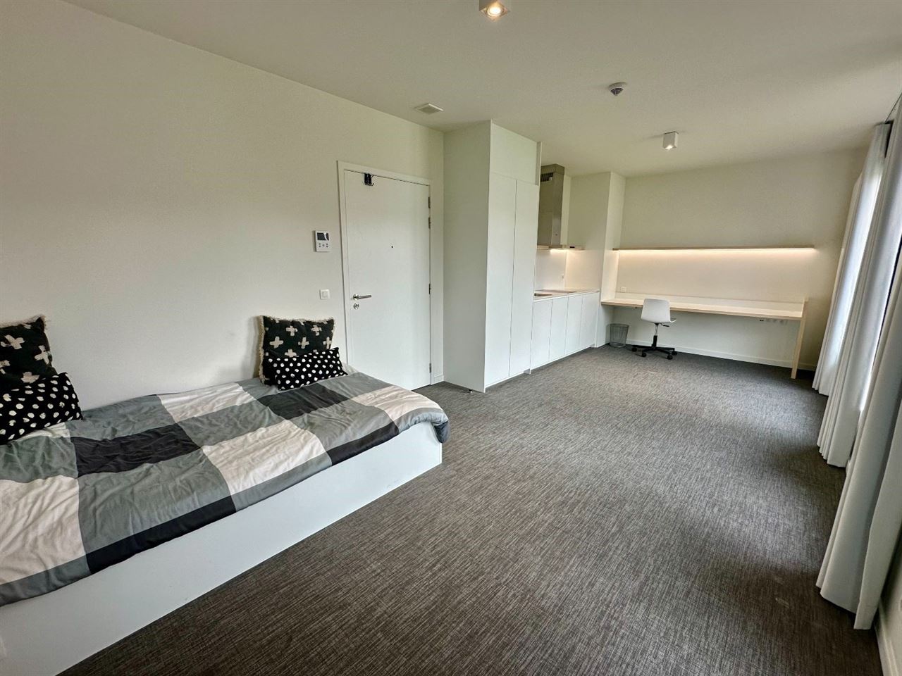 Moderne studentenstudio in Leuven, zeer goed gelegen in recent gebouw