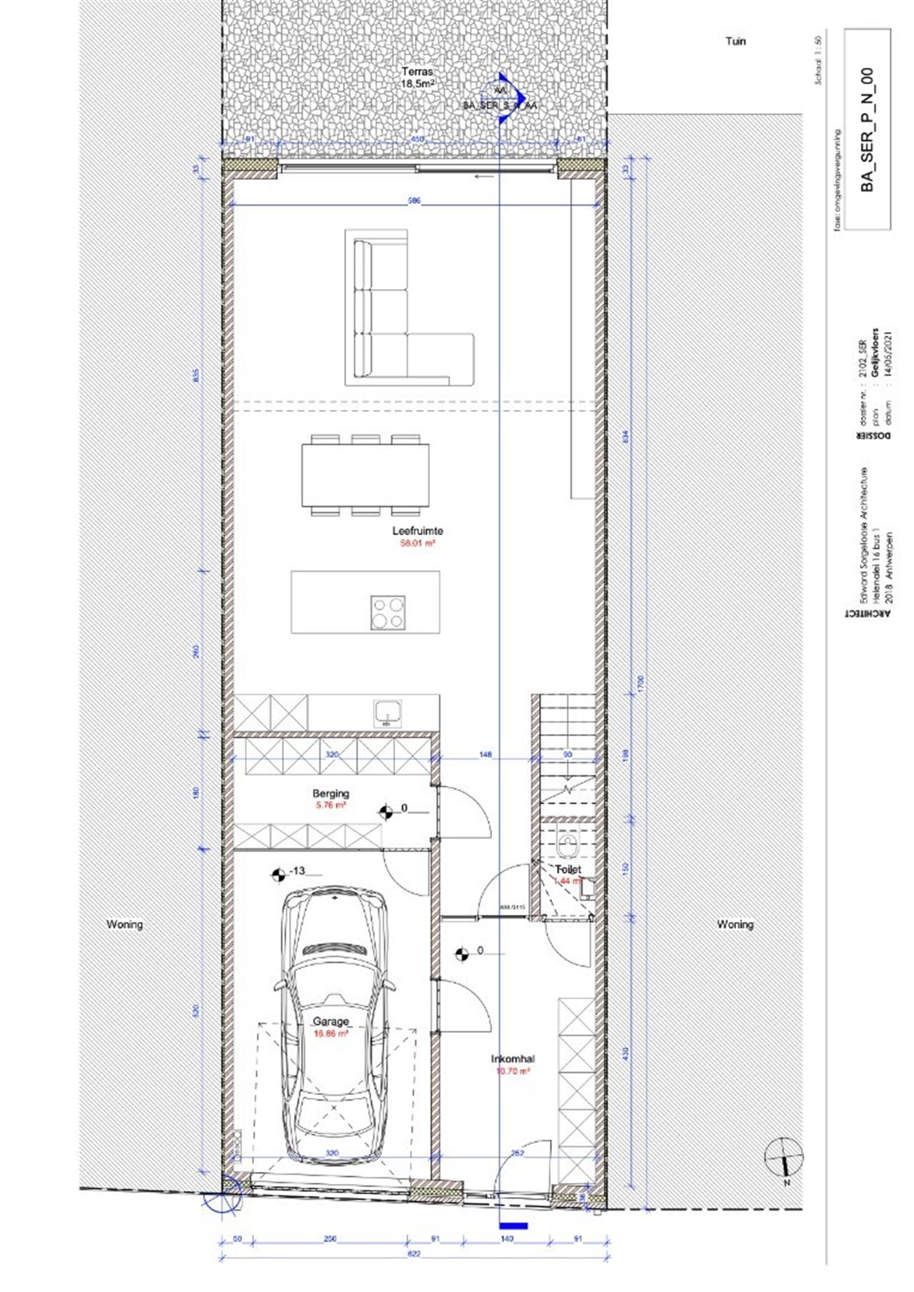 Unieke bouwgrond met vergund bouwplan te Niel!
