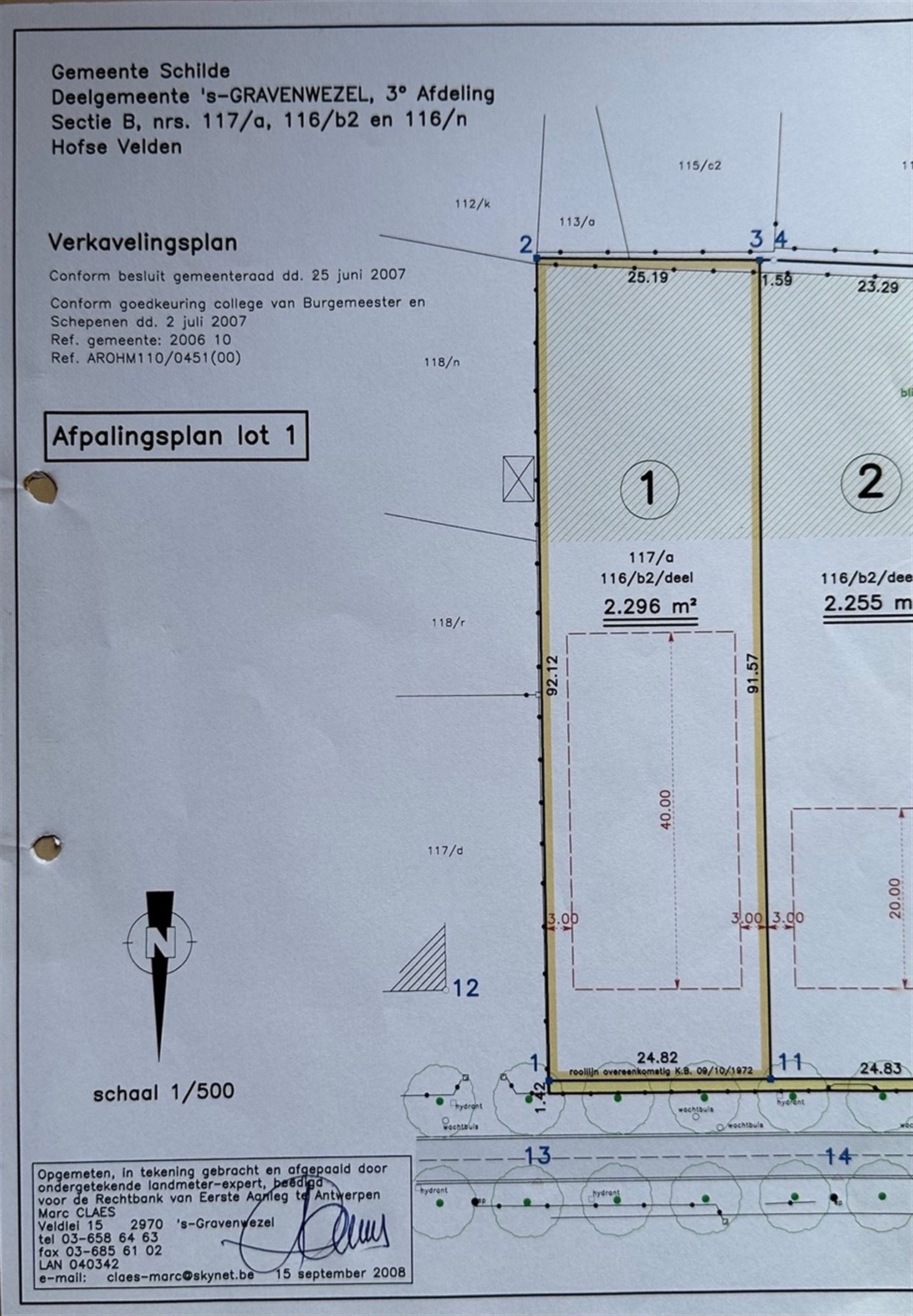 Ruime bouwgrond van 2296 m2 op een schitterende locatie!