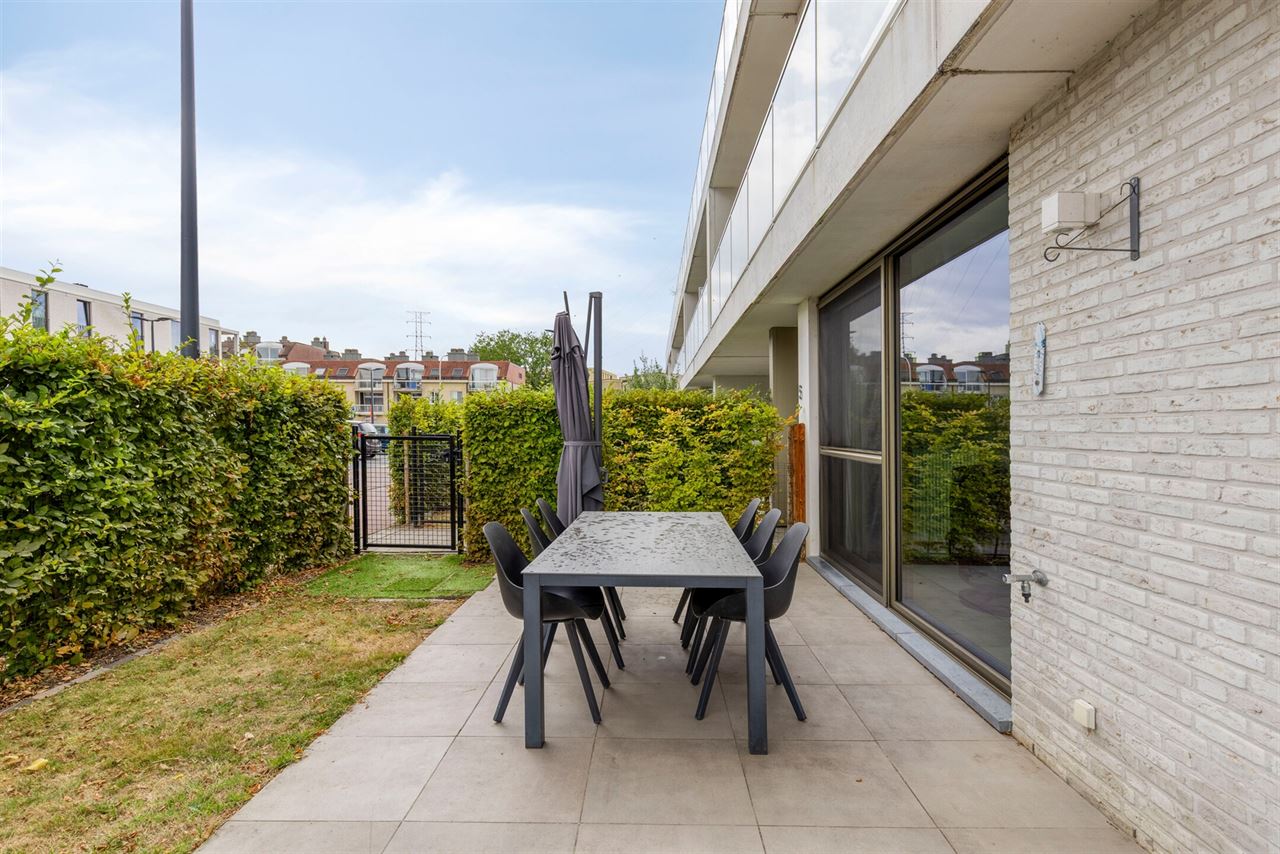 Ruim gelijkvloers appartement van 104 m² met tuin en 3 slpk!