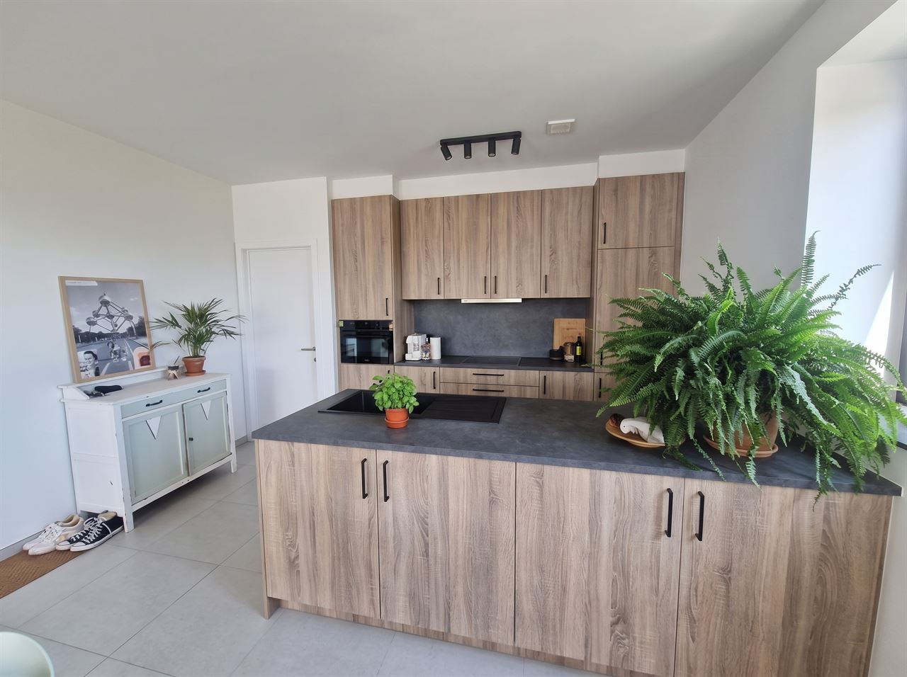 Nieuwbouw appartement, 1 slpk, geweldig zuidgericht terras 50m², garagebox