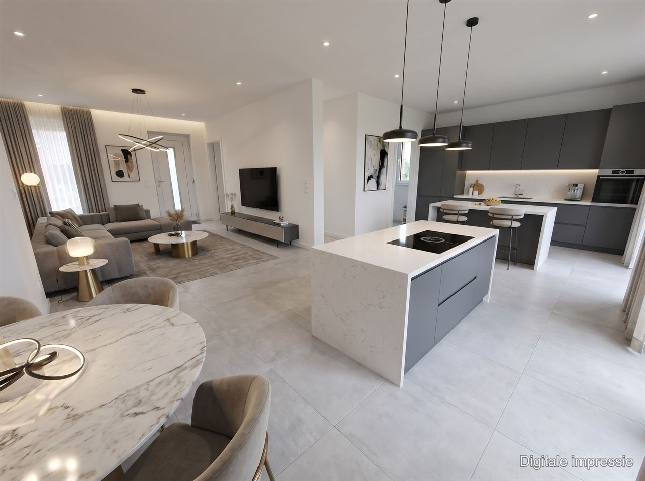 Rustig gelegen nieuwbouw woning, 4 slks op 5a40ca
