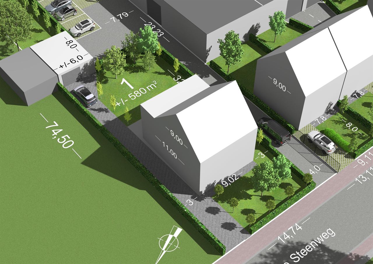 Bouwgrond voor Vrijstaande Woning + Garage / Bijgebouw