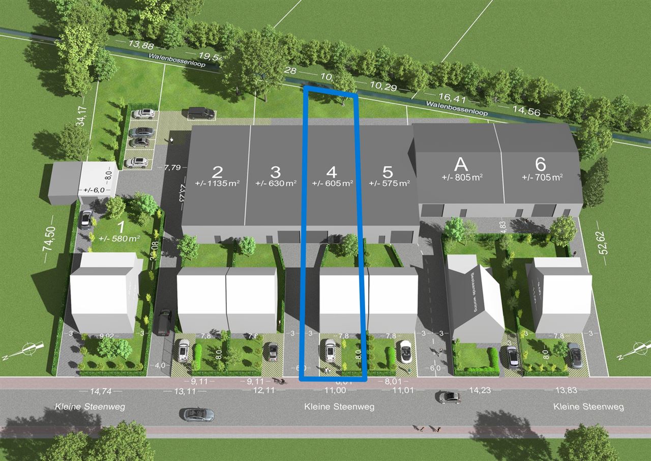 Magazijn / KMO Werkplaats met voorliggende Bouwgrond te Booischot