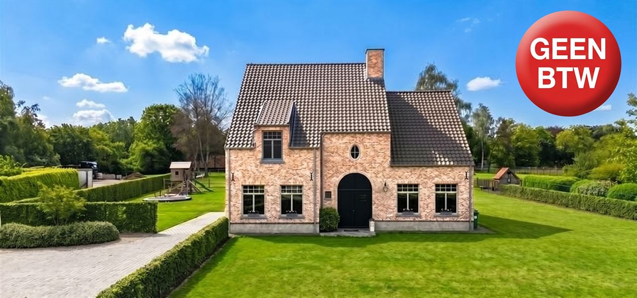 Energiezuinige villa op een prachtig perceel van meer dan 1hectare