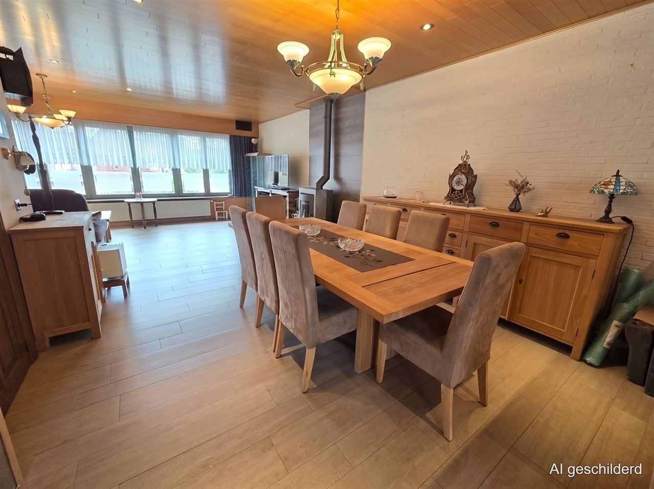 Instapklare, gerenoveerde bel-étage woning gelegen in een rustige doodlopende straat nabij het centrum van Kontich