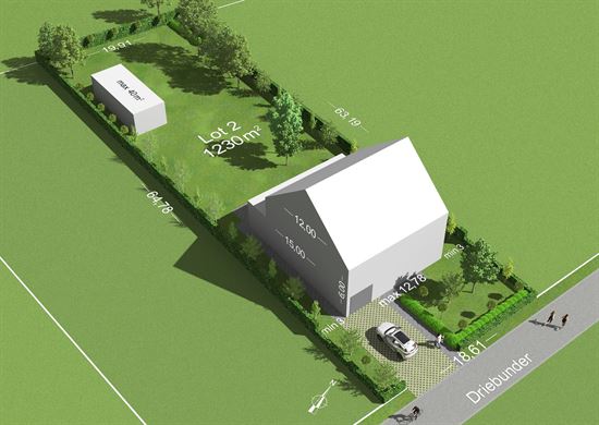 Bouwgrond met prachtig vergezicht in rustige, doodlopende straat te Rillaar