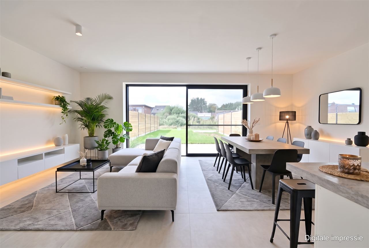 Moderne nieuwbouwwoning met 4 slpk en zonnige tuin