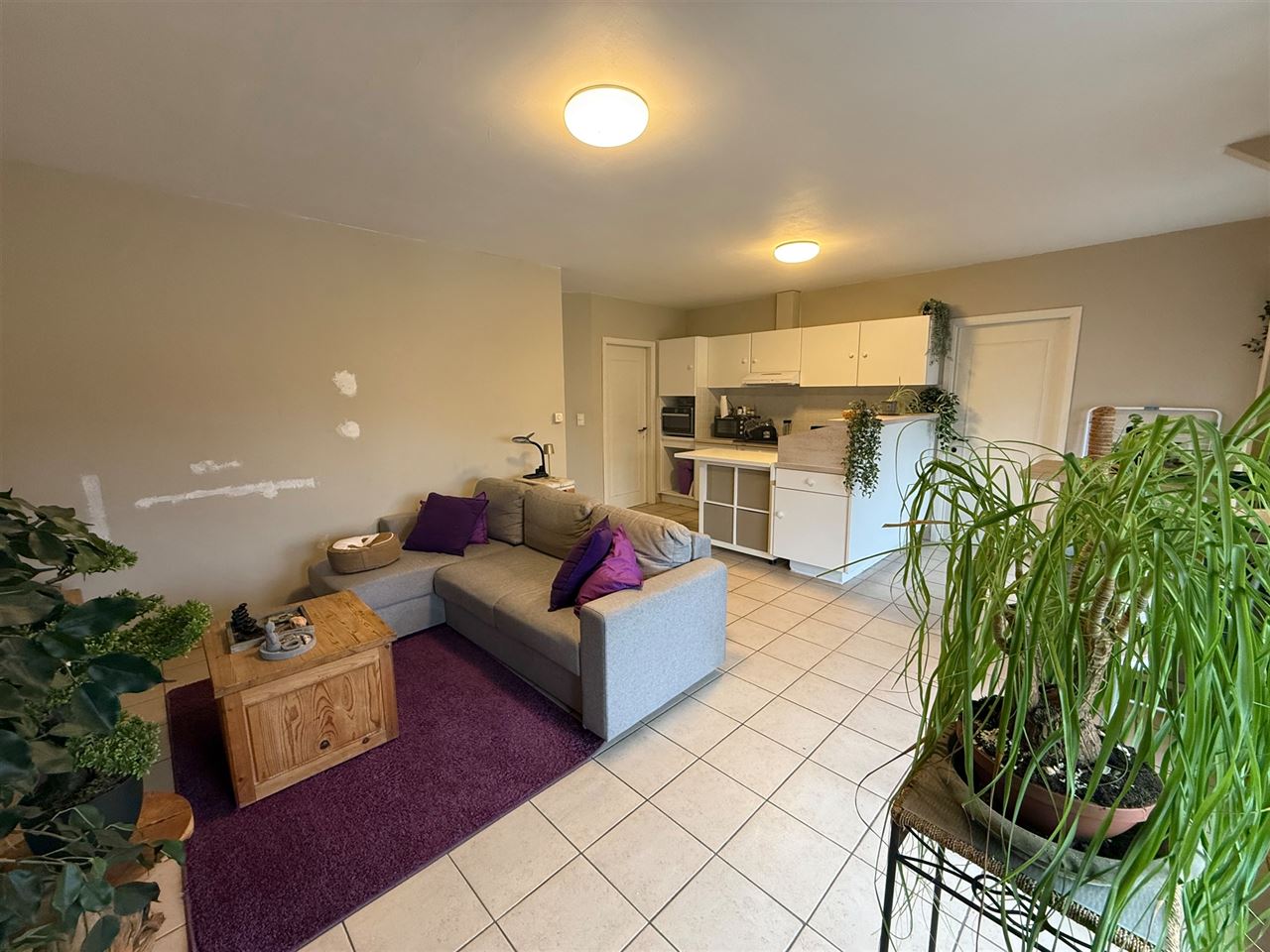 Appartement met 2 Slpks en tuin.