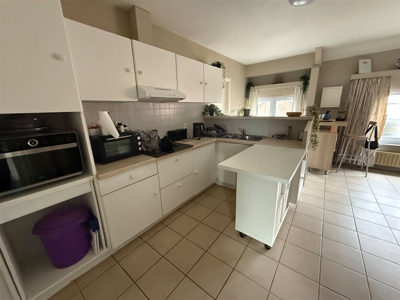 Appartement met 2 Slpks en tuin.
