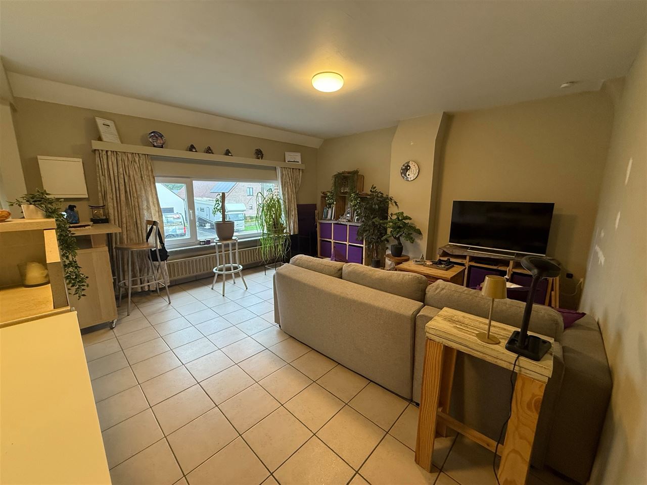 Appartement met 2 Slpks en tuin.