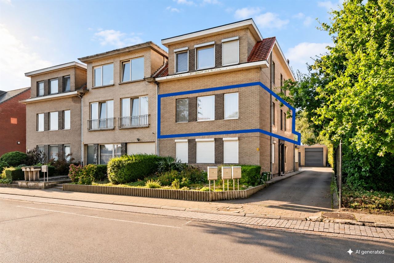 2 slaapkamer appartement met ruim terras en garagebox