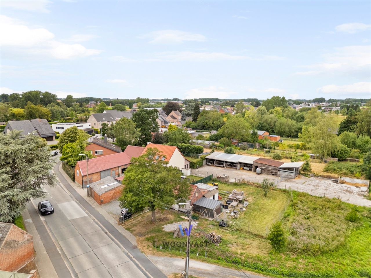 Bouwgrond voor HOB op een gunstige ligging in Schoonaarde!