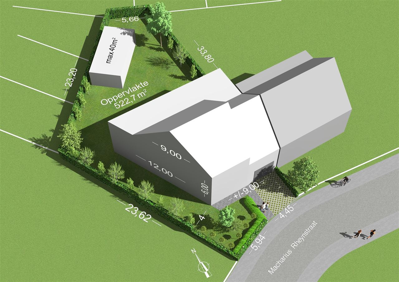 Bouwgrond van 523 m² op toplocatie in Sint-Gillis-Waas