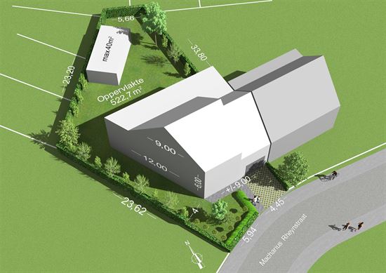 Bouwgrond van 523 m² op toplocatie in Sint-Gillis-Waas