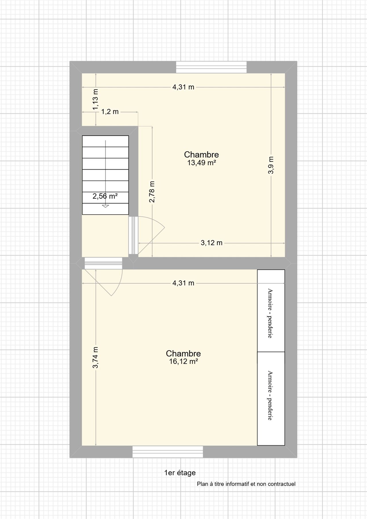 Maison deux chambres avec jardin / Terrain à bâtir