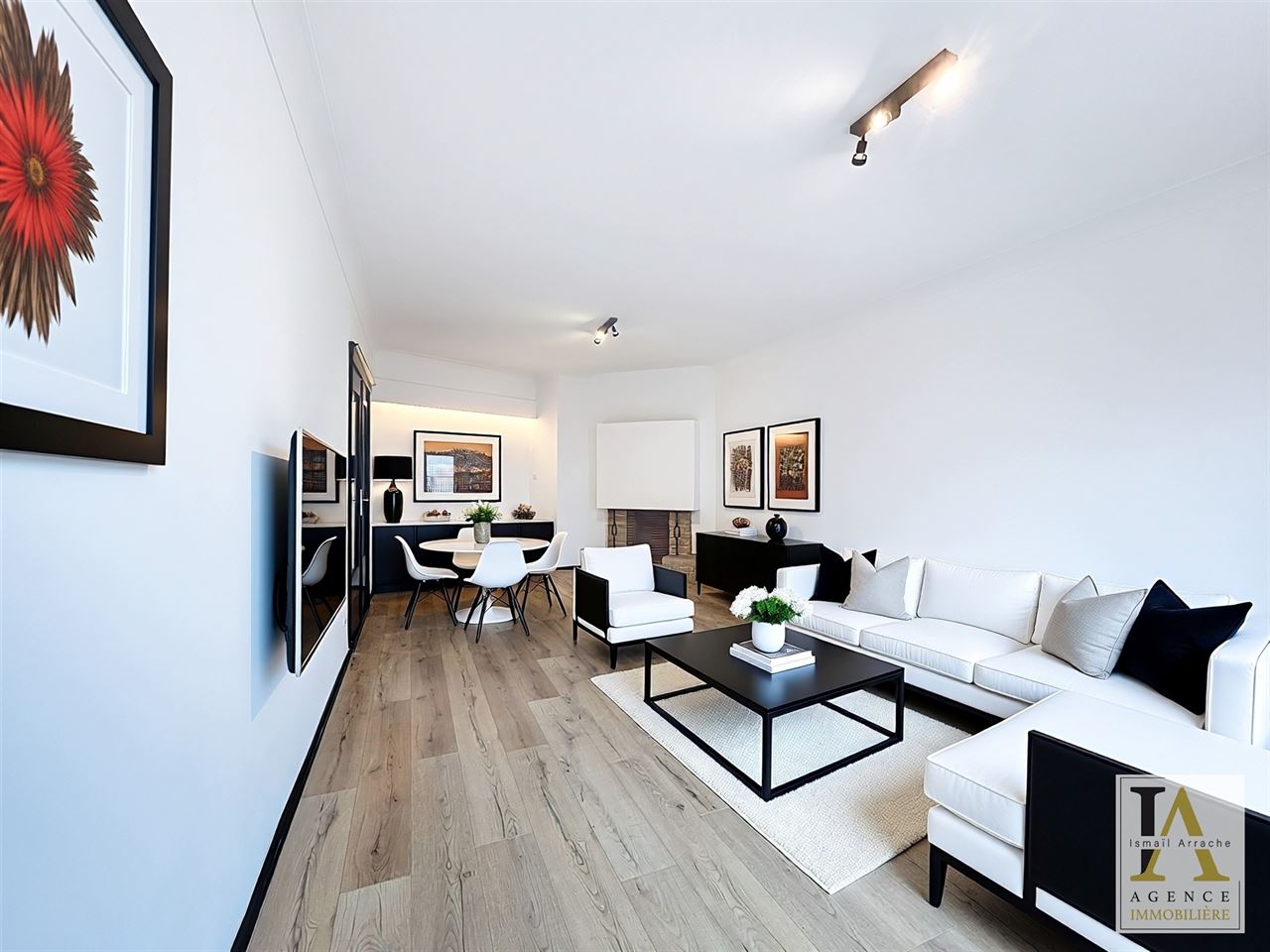 Lumineux appartement 2 chambres entièrement rénové