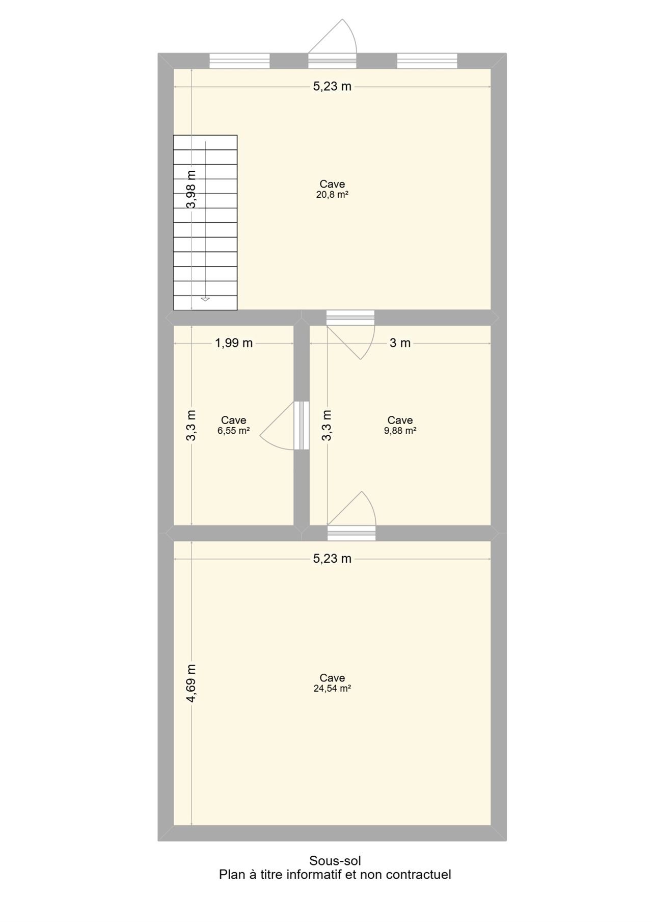 Grande maison 4 chambres avec extérieur