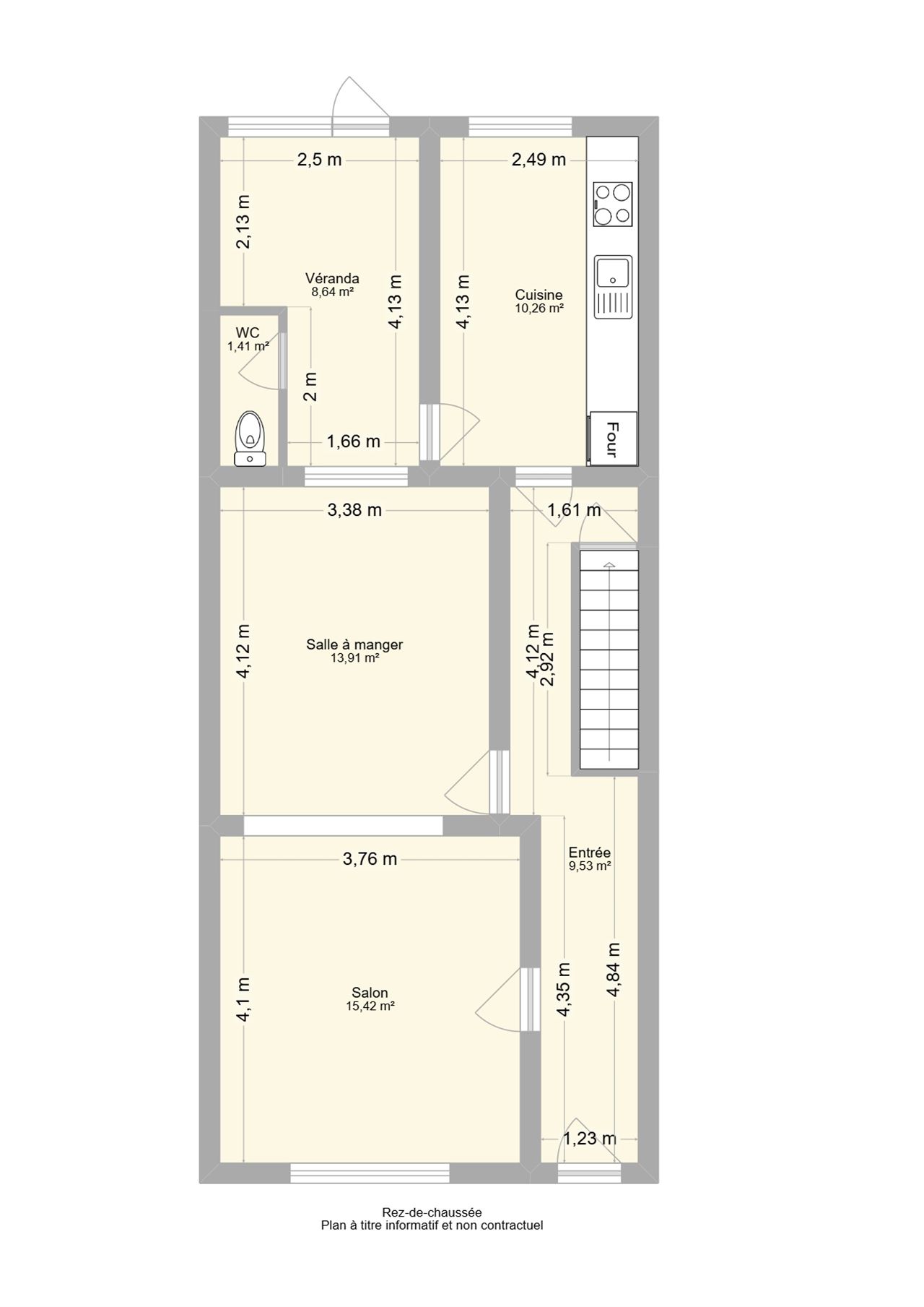 Agréable maison 3 chambres avec jardin