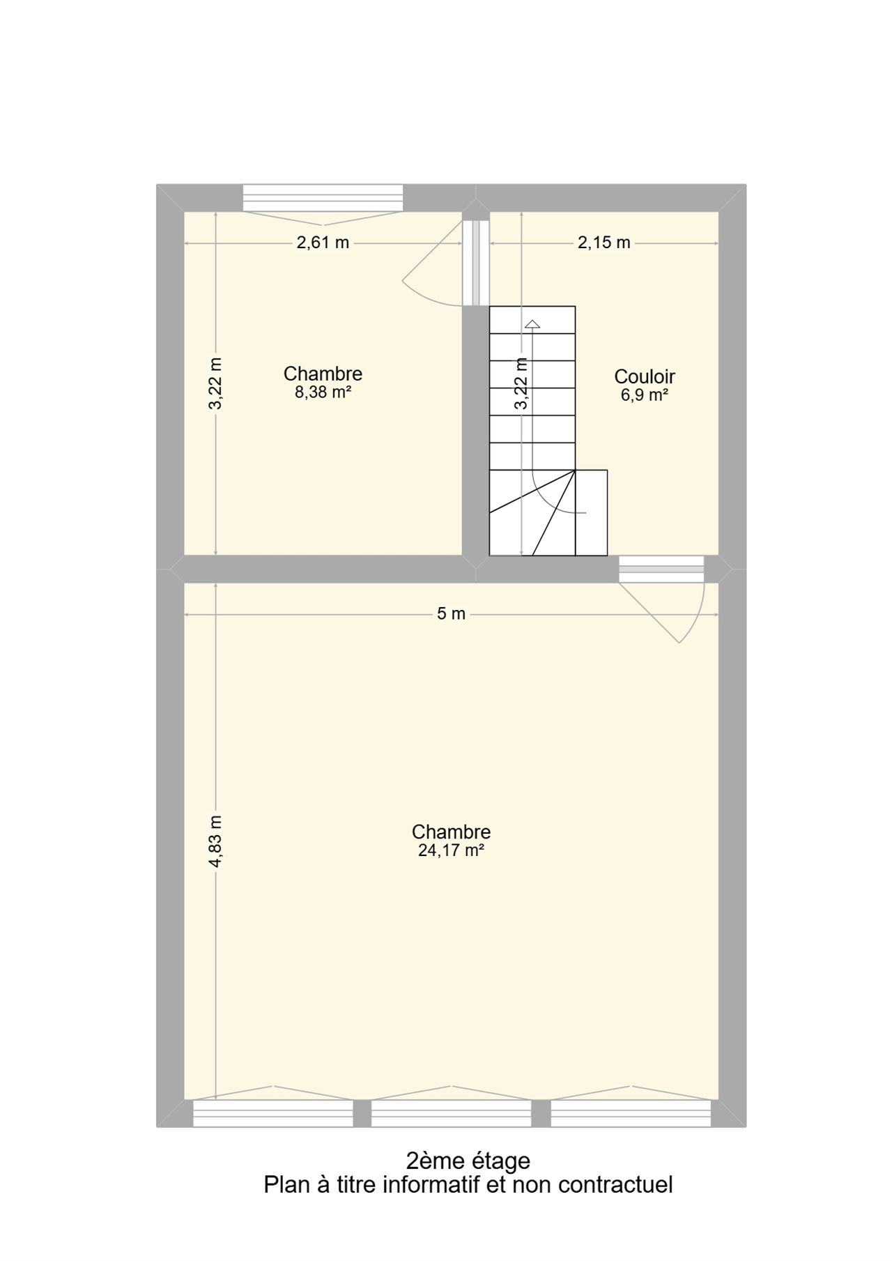Grande maison 4 chambres avec extérieur