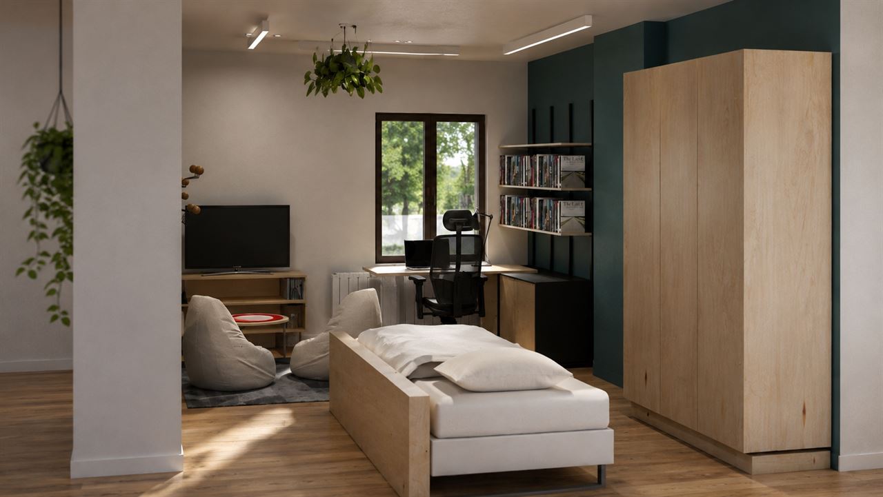 4 chambres en colocation