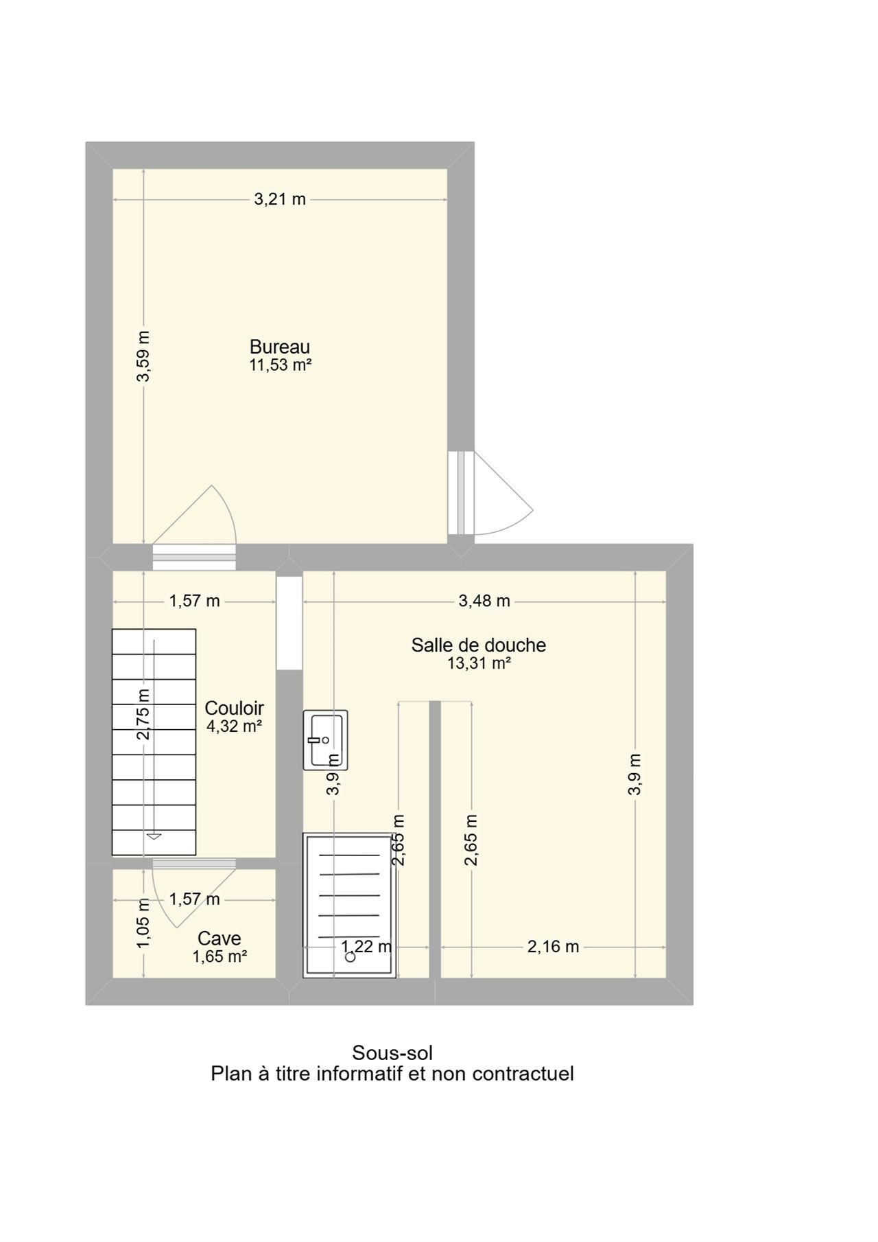 Maison 3 chambres avec terrasse à rénover