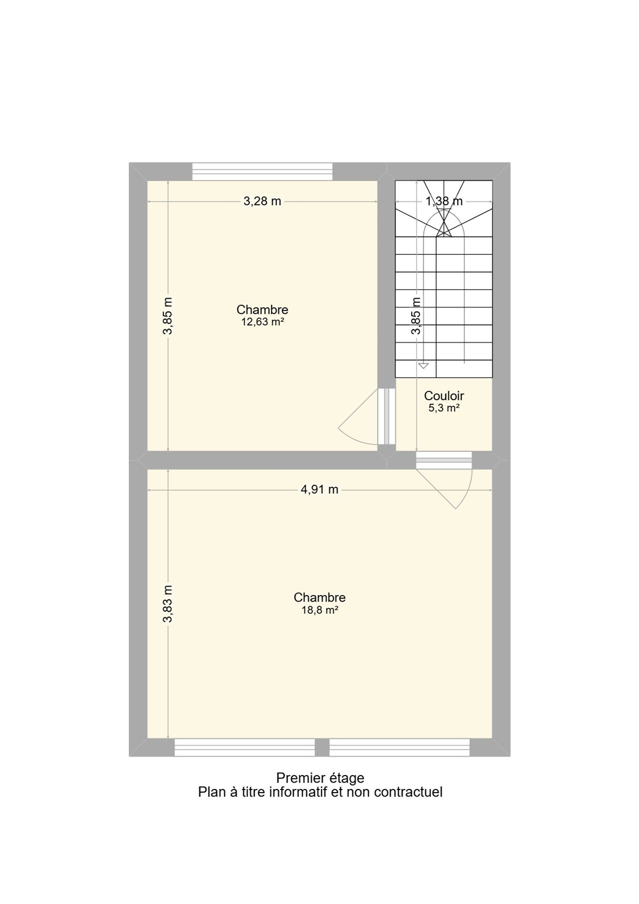 Maison 3 chambres avec jardin proche des commodités