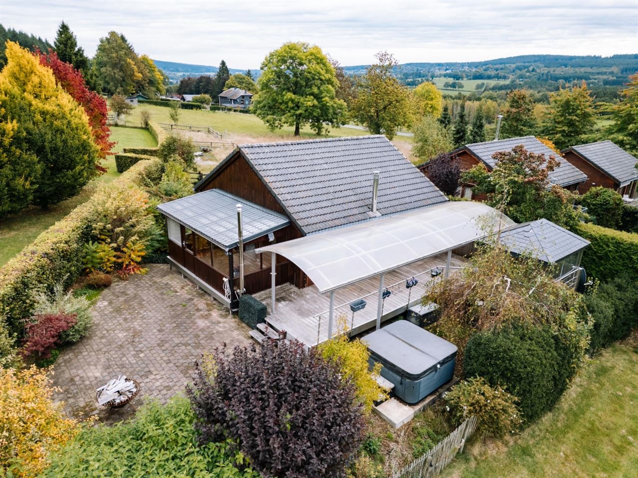 Charmante vakantiewoning op 2.801 m² aan de bosrand in Recht